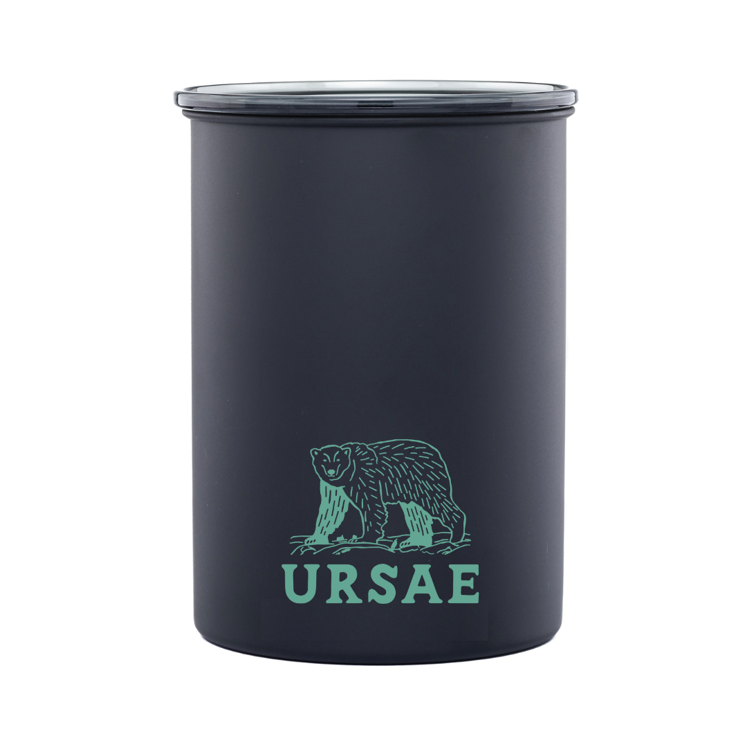 Ursae x Airscape 64 oz Vacuum Coffee Container (Holds 1 lbs of Coffee)