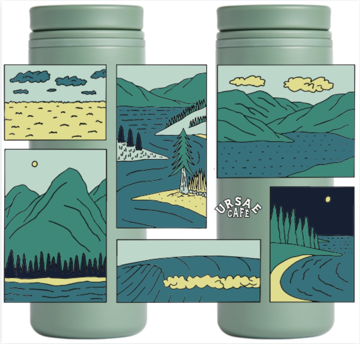 Ursae - Tasse de voyage nomade 16 oz