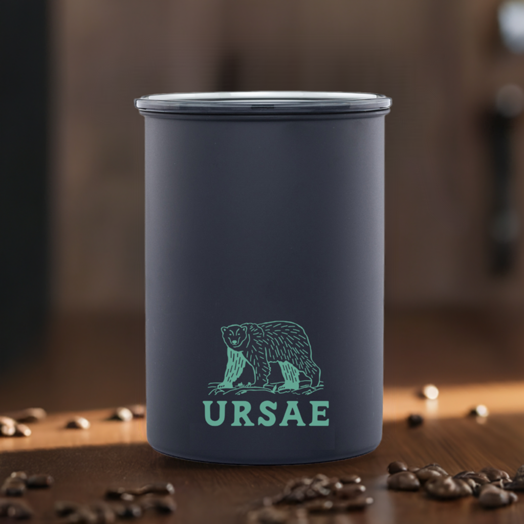 Ursae x Airscape 64 oz Vacuum Coffee Container (Holds 1 lbs of Coffee)