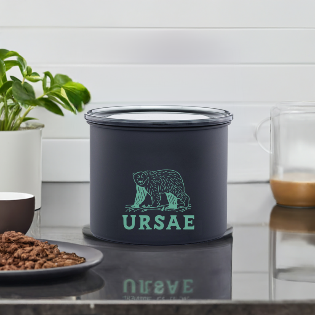 Ursae x Airscape 32 oz Vacuum Coffee Container (Holds 1/2 lbs of Coffee)